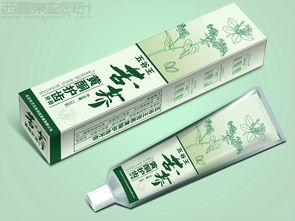 五谷王护齿牙膏包装设计 东方食养与现代美学的优雅交融